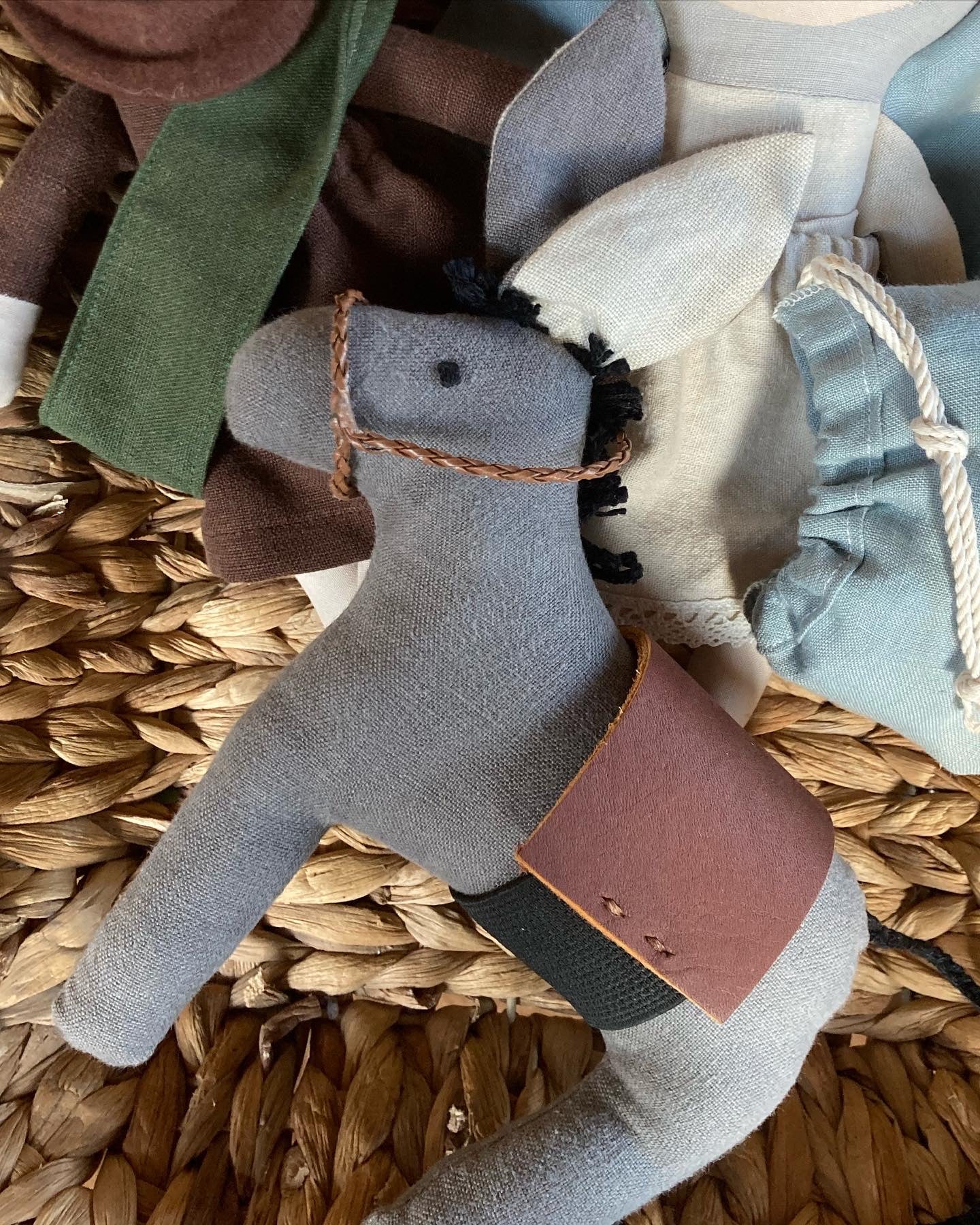 Holy Family and Donkey Set