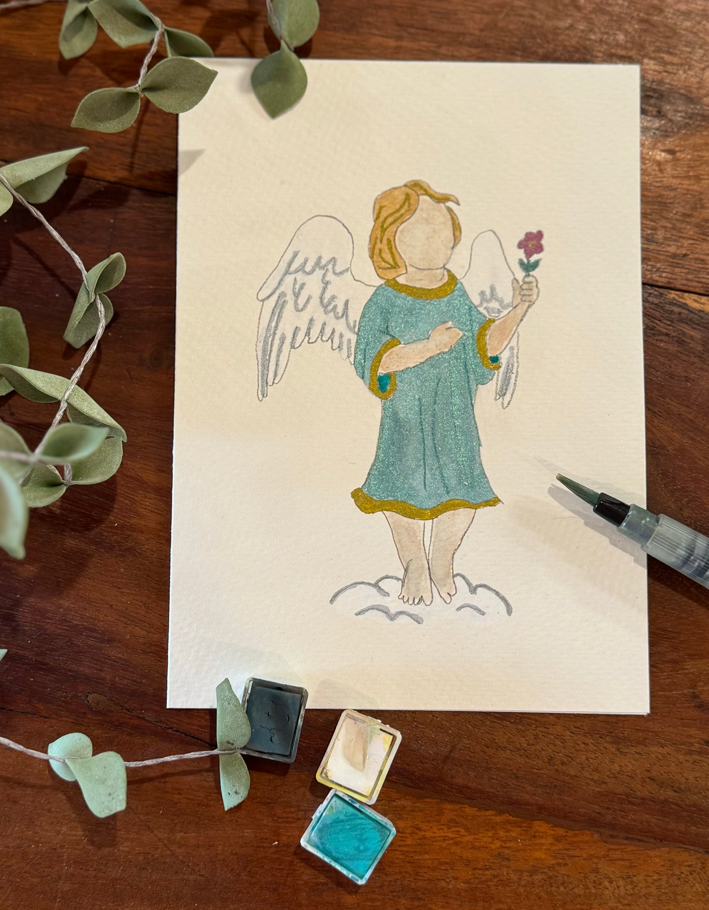 Watercolor Saint Cards